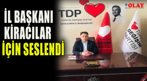 ''Pandemi'de kira alınmamalı''