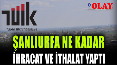 TUİK Şanlıurfa için rakamları açıkladı