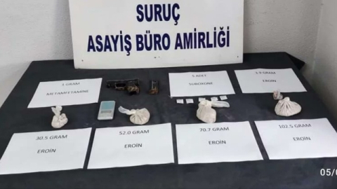 Suruç’ta uyuşturucu operasyonu