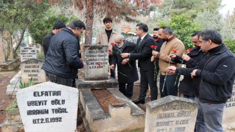 Tenekeci Mahmut mezarı başında anıldı