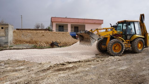 Haliliye’de yol çalışmaları sürüyor