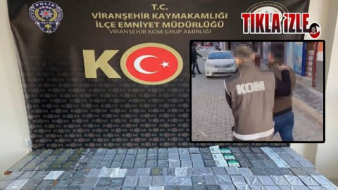 Urfa’da Kaçak Cep Telefonu Operasyonu