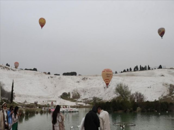 Pamukkale'nin sıcak balonları