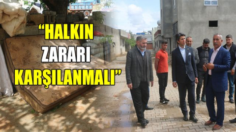 Özaslan selden etkilenenler için çağrı yaptı