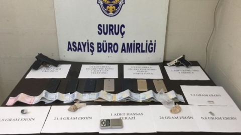 Urfa’da Uyuşturucu Tacirlerine Ev Baskını