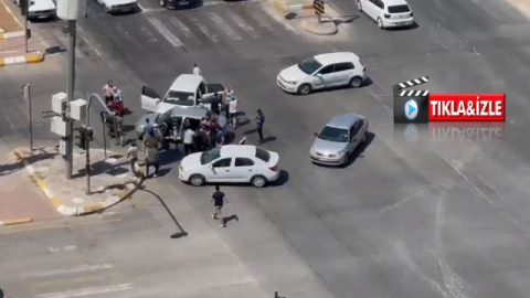 Urfa’da Zincirleme Trafik Kazası