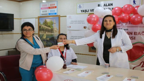 Organ Bağışı Haftası Nedeniyle Bilgilendirme Standı Kuruldu.