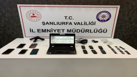 Şanlıurfa'da telefonla dolandırıcılık iddiasıyla 3 şüpheli yakalandı