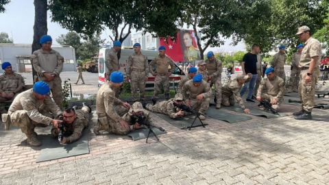 Urfa’da engelliler 1 günlüğüne temsili askerlik yaptı