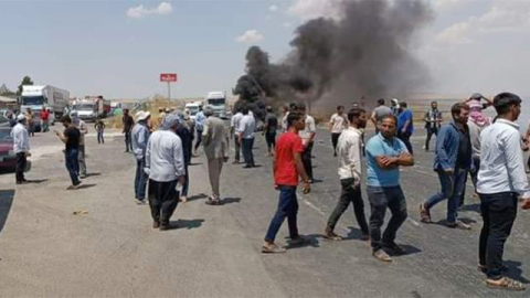 Şanlıurfa'da çiftçiler yol kapattı!