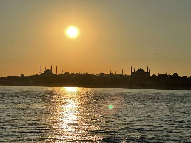 İstanbul’da gün batımı