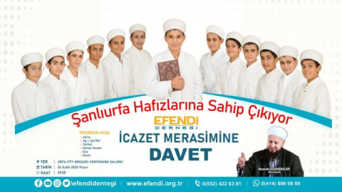 Şanlıurfa’da 12 küçük hafız icazet alacak