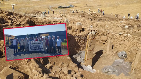 Şanlıurfa’daki bakkallar Karahantepe’yi gezdi