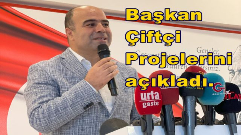 Nihat Çiftçi Karaköprü için projelerini açıkladı