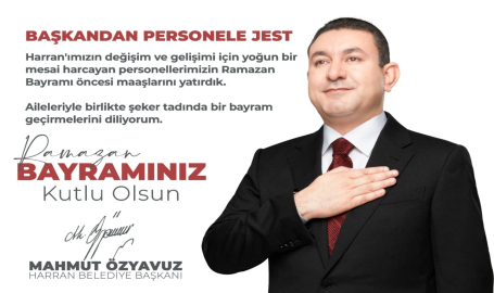 Başkan Özyavuz'dan Personele Maaş Jesti