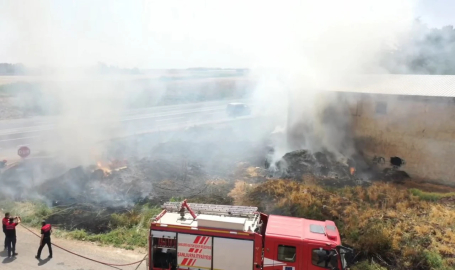 Şanlıurfa’da bir fabrikada yangın çıktı