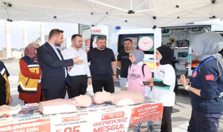 Şanlıurfa’da, “Yaşama Yol Ver” projesi standı kuruldu