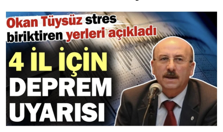 4 il için deprem uyarısı! Stres biriktiren yerleri açıkladı