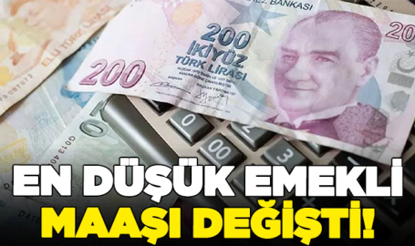 Resmi Gazete’de yayımlandı: En düşük emekli maaşı değişti