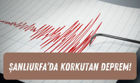 Şanlıurfa'da korkutan deprem!