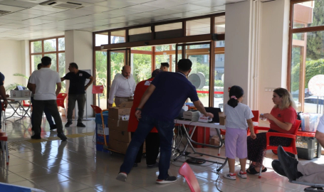 Şanlıurfa'da sağlık çalışanları kan bağışında bulundu