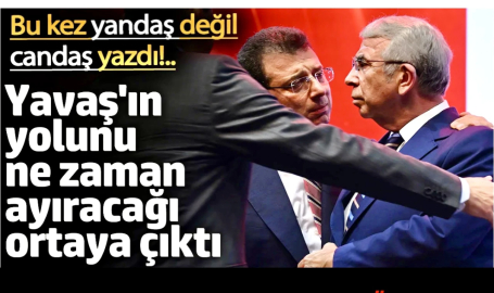 Bu kez yandaş değil candaş yazdı! Yavaş’ın ne zaman yolunu ayıracağı ortaya çıktı