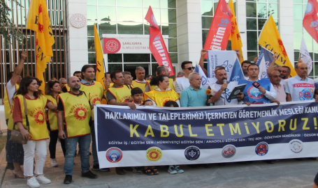 Şanlıurfa’da sendikalardan ortak basın açıklaması