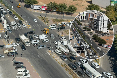 Şanlıurfa’nın Karaköprü İlçesinde Trafik Çilesi! 