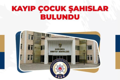 Şanlıurfa'da Kayıp Çocuklar Bulundu ve Ailelerine Teslim Edildi!