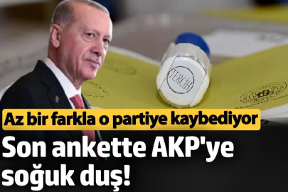 Son Ankette AKP’ye Soğuk Duş! Az Bir Farkla O Partiye Kaybediyor