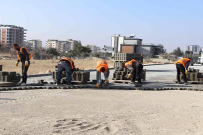 Karaköprü’de Yeni Yollarda Üst Yapı Çalışmaları Sürüyor