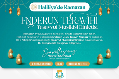 Haliliye’de Enderun Teravihi Coşkusu: Ramazan’ın Maneviyatı Mevlana Camii’nde Hissedilecek